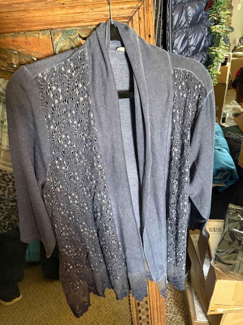 Indigo Thread One X Blue Cardigan